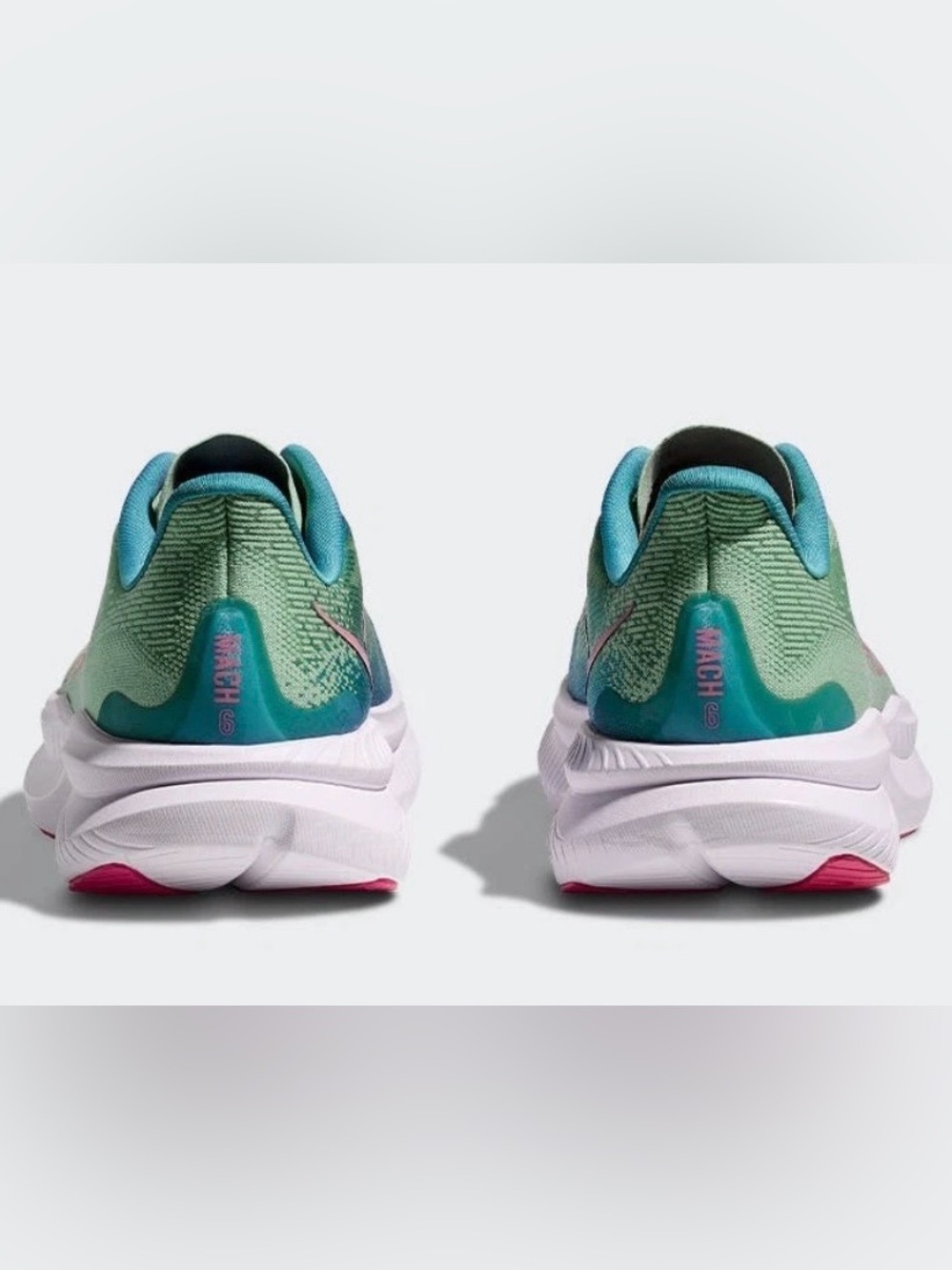 Hoka 🌴🦜 Mach 6 Tropical Running Shoes Sneakers Wmns Size 9.5 9.5B 1147834-JTL - Picture 4 of 6